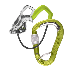 Edelrid Mega Jul II Belay Kit Bulletproof Screw assisted braking device belay plate