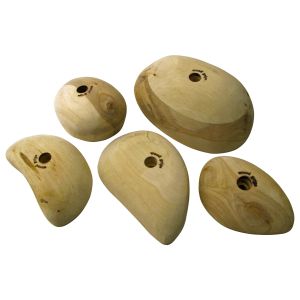 Metolius Wood Grips Climbing Holds - 5 Pack