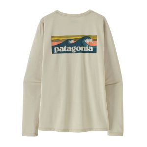 Patagonia Women's Long-Sleeved Capilene® Cool Daily Shirt - Boardshort Logo