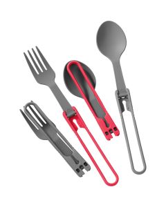 MSR Folding Utensils - Red/Grey