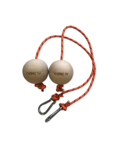 EpicTV Wooden Pull-Up Balls