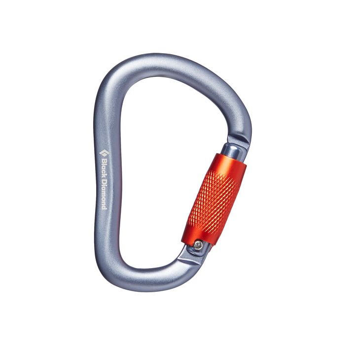 BD Black Diamond Rocklock Twistlock carabiner with automatic locking mechanism for climbing - Thumbnail 4